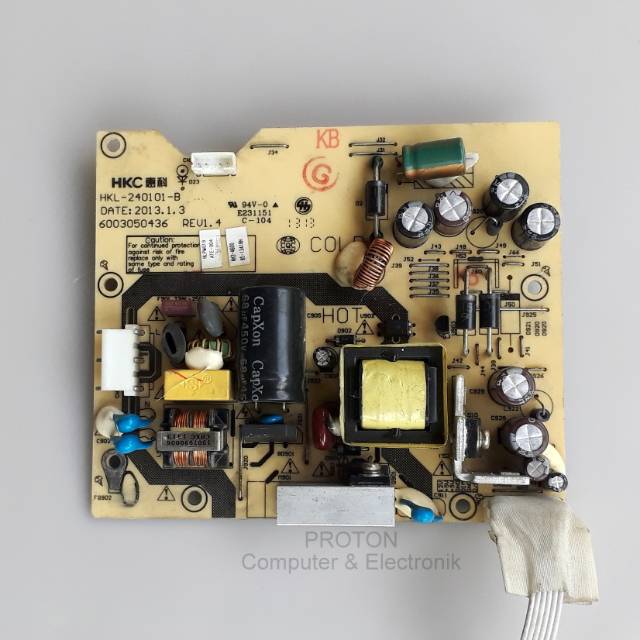 PSU LED TV SANYO LE22S600 LE24S630C HITACHI LE24K308 LE24K307 PCB LC22500FL HITACHI LE24K308 Regulat