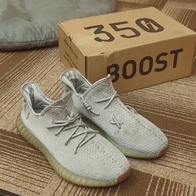 Sepatu adidas Yeezy boost 350 sesame v2 size 44 sneakers preloved bekas second