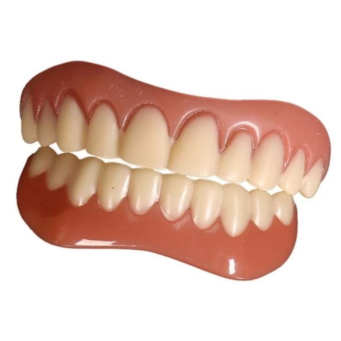 (BISA COD) Paket Gigi Palsu Atas Bawah Instan Perfect Smile, Gigi Tiruan HEMAT Kode 1408