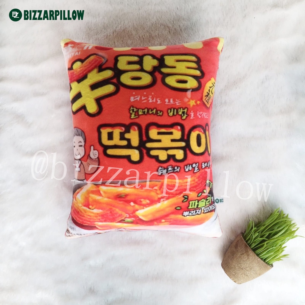 Bizzarpillow Bantal Snack Tempel Korea Custom Size M BZ194