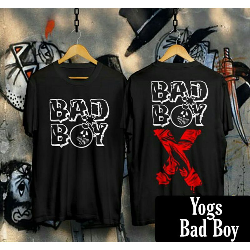 Kaos Pria Lengan Pendek / Yogs Badboy / UK L--XL / Shalch Trendy