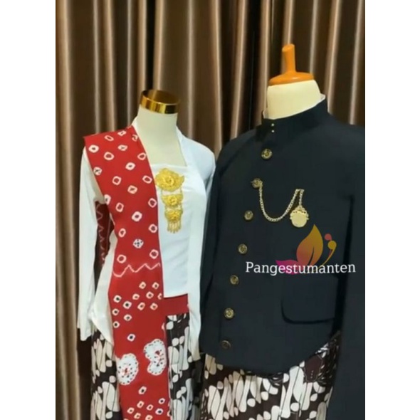 Set Pakaian Prewedd/Couplean adat jawa