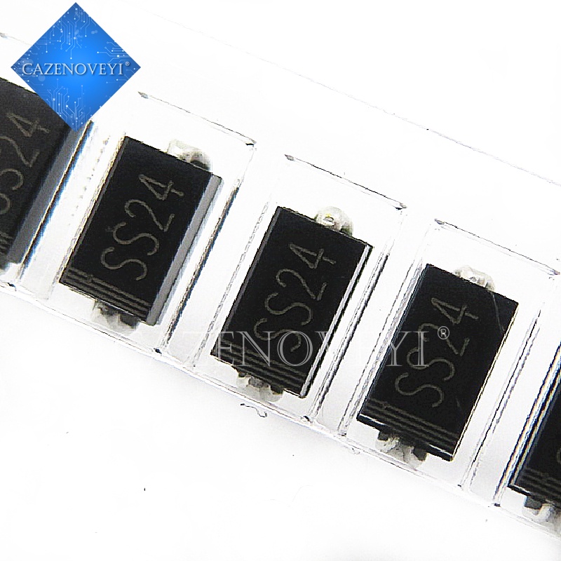 100pcs / Lot Schottky Diode Ss24 2a 40v Sma Sr240 Do-214Ac Smd