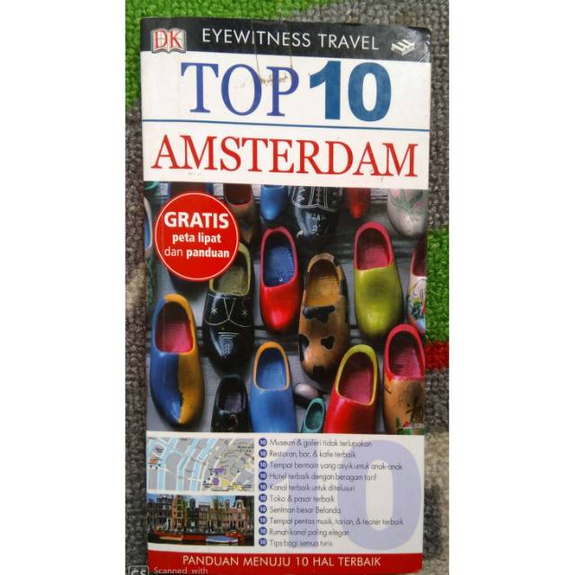 (ERLANGGA) Buku Murah Buku Saku Panduan Wisata Eyewitness Travel Top 10 Amsterdam