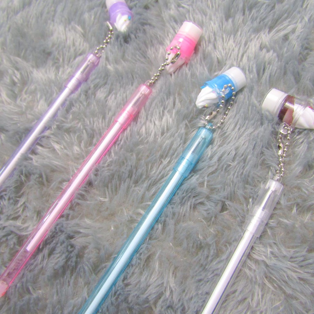 pulpen gantungan sundae es krim cup ice cream alat tulis pulpen pen lucu unik kado imut termurah COD