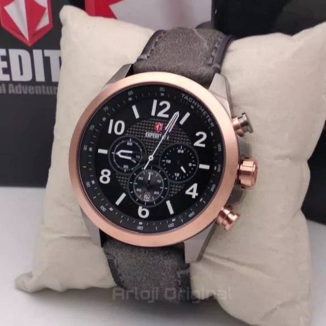 JAM TANGAN PRIA EXPEDITION E6779 GREY ROSEGOLD ORIGINAL