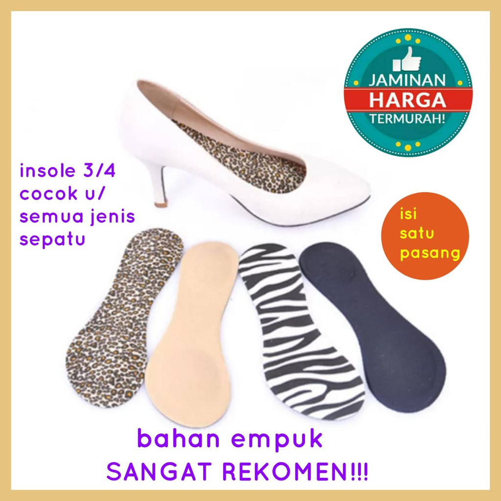 INSOLE HEELS WANITA ALAS SEPATU WANITA SOL SEPATU KERJA WANITA SOL SEPATU EMPUK