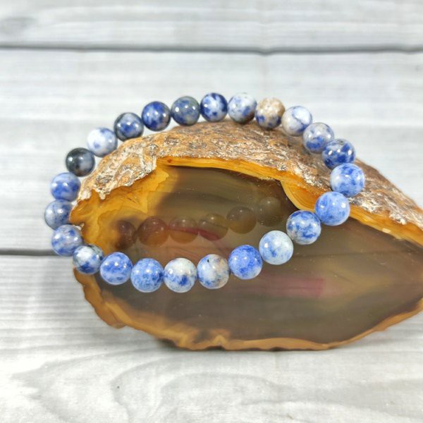 Gelang Kesehatan Batu Alam Natural Sodalite Termurah