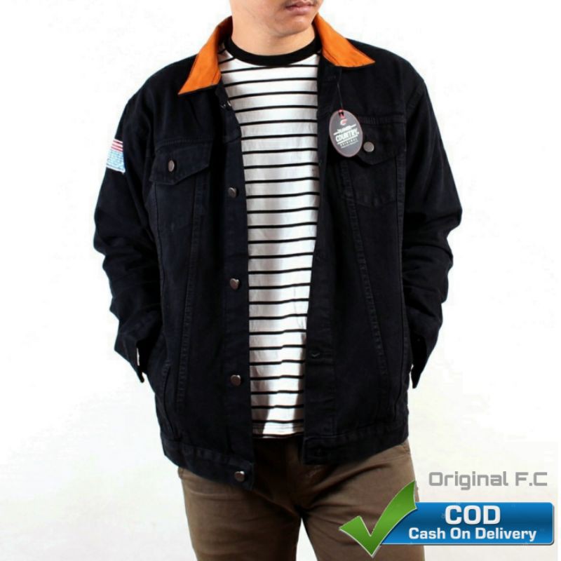 Jaket Jeans Dilan Black Terlaris dan Termurah