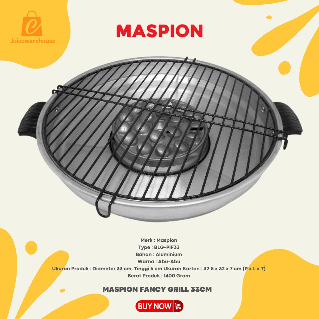 MASPION FANCY GRILL 33CM