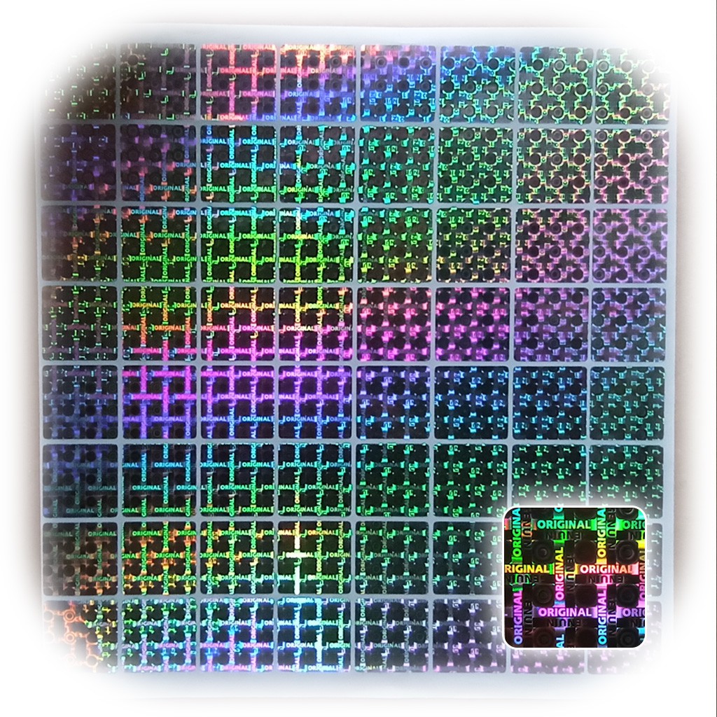 

Stiker Hologram Silver 1,9x1,9 cm