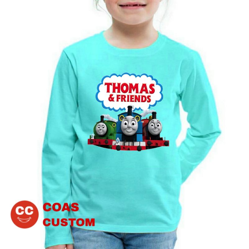 BAJU KAOS THOMAS AND FRIENDS LENGAN PANJANG