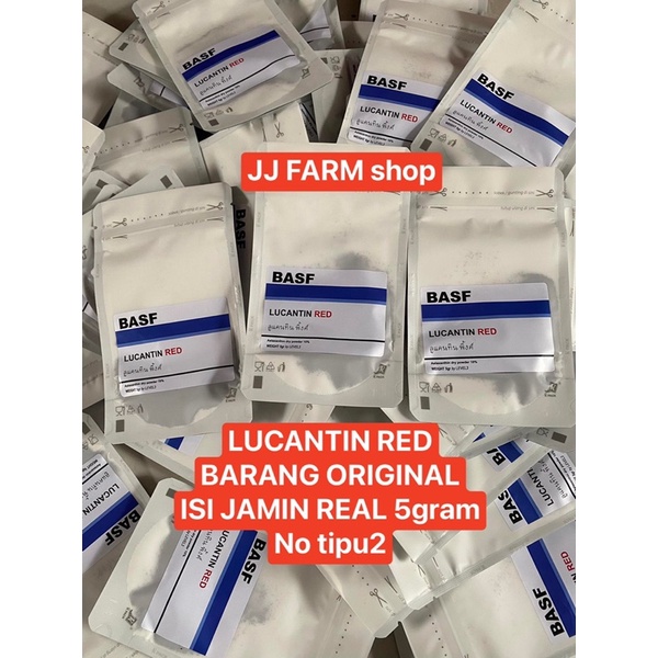 LUCANTIN RED BASF germany garansi original produk pewarna merah ikan hias louhan koi koki channa dll