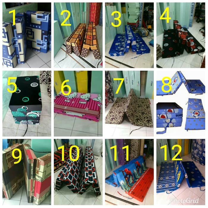 Terlaris Cover/kain pengganti kasur lipat INOAC 200X180X20