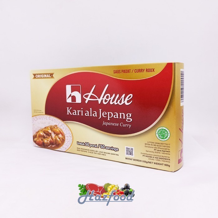 

House Kari Ala Jepang Halal / Saus Padat Curry 935 gram 50 Porsi