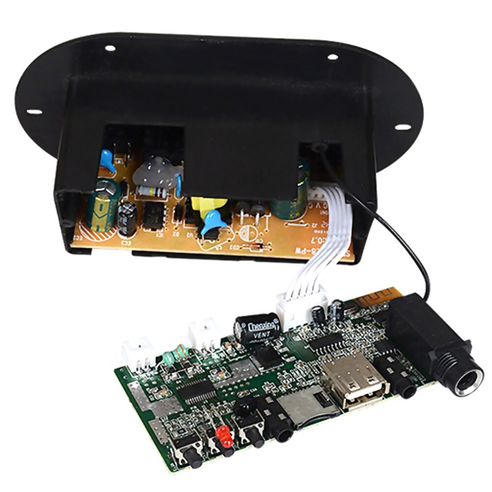 SDPV Choetech Amplifier Board Audio Bluetooth Usb Fm Radio Tf Player Subwoofer - Chif1224 - Black By Pro