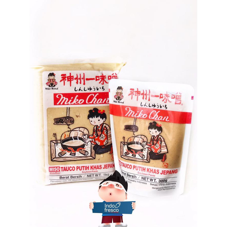 

Antm Shinshuichi Mikochan Shiro Miso Paste- Pasta Miso- Tauco Jepang 1Lt Mtg4