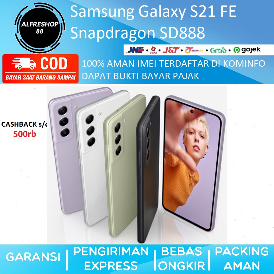 Samsung Galaxy S21 FE 5G 8GB 128GB 256GB Snapdragon SD888