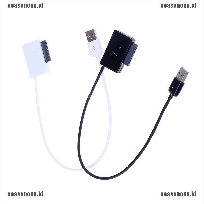 (sea) Kabel Konverter USB Ke 13Pin Slim SATA / IDE Untuk CD / DVD Rom Optik