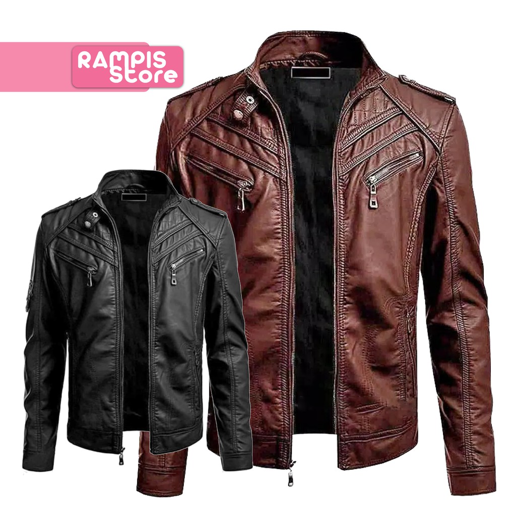 JAKET KULIT BOY, JAKET KULIT PRIA KOREA, JAKET KULIT, JAKET PRIA
