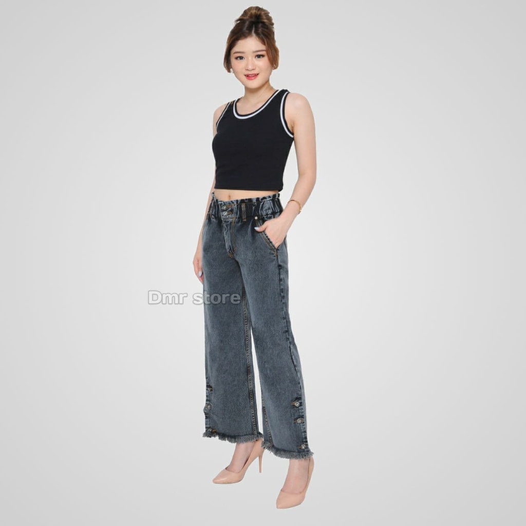 celana kulot jeans rawis boyfriend jeans levis wanita korean style terbaru kekinian denim original d