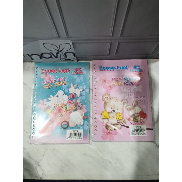 ISI FILE merek KIKY atau Big Boss/LOOSE LEAF/isi kertas File polos/isi binder-BEAR (25LB)