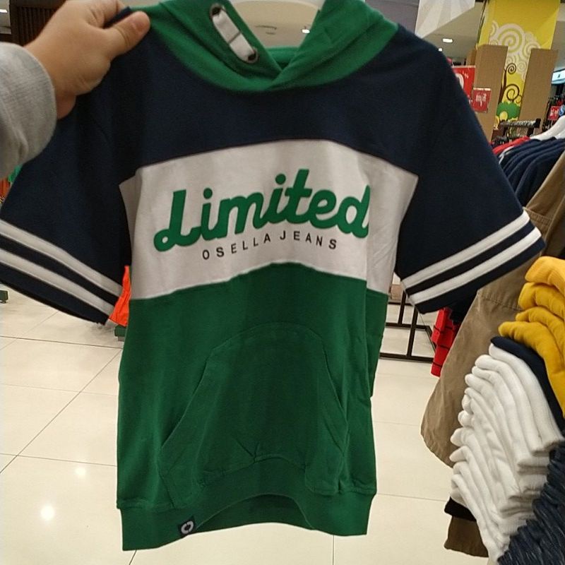 Hoodie lengan pendek by brand osella kids