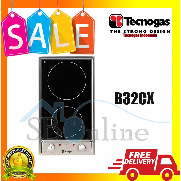 Tecnogas B32CX Kompor Tanam 2 Tungku