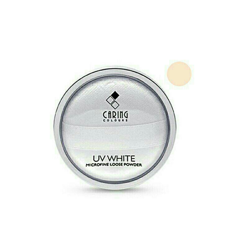 Terkini YMJLA Caring Colours UV White Microfine Loose Powder J92 Produk