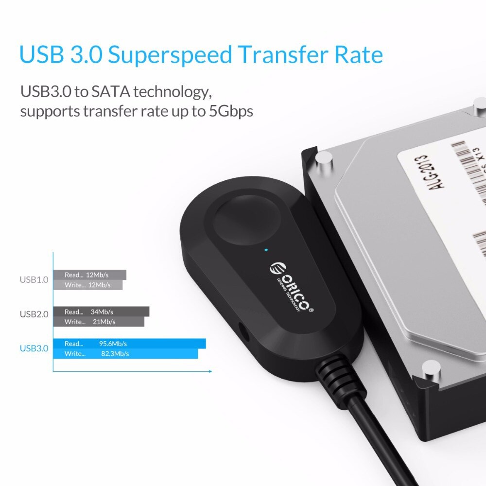 USB 3.0 to 2.5 SATA 3 SSD HDD Adapter ORICO 25UTS