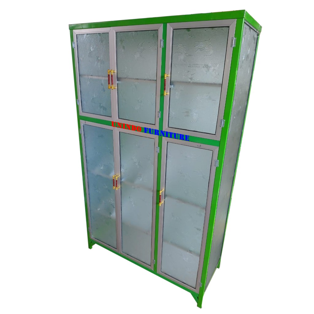 RAK PIRING ALUMINIUM LEMARI DAPUR TULIP 3 PINTU