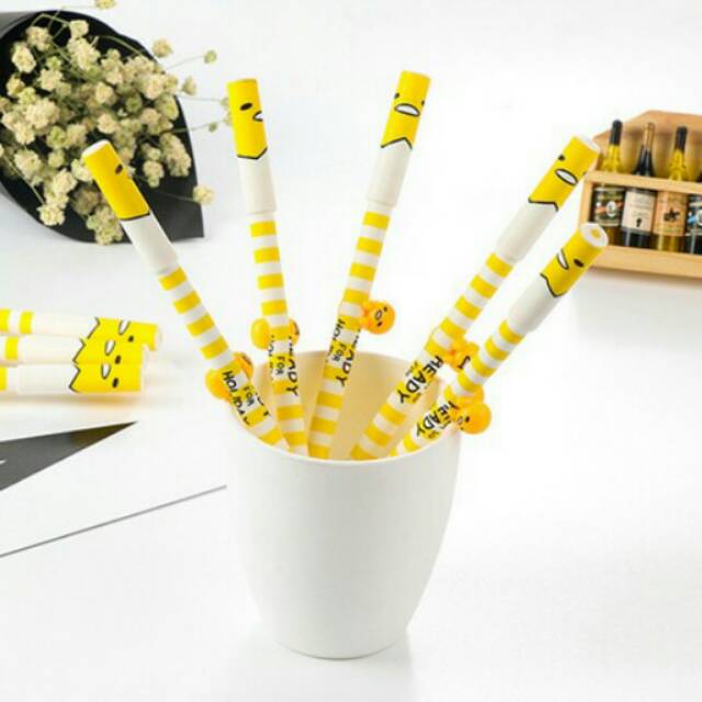 

Pulpen Gel Gudetama Ready For Holiday 0,38mm