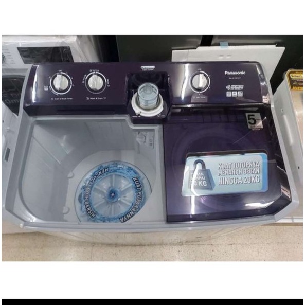 Mesin Cuci 2 Tabung PANASONIC NA-W145 FCViV Anti Bakteri Jumbo 14 Kg