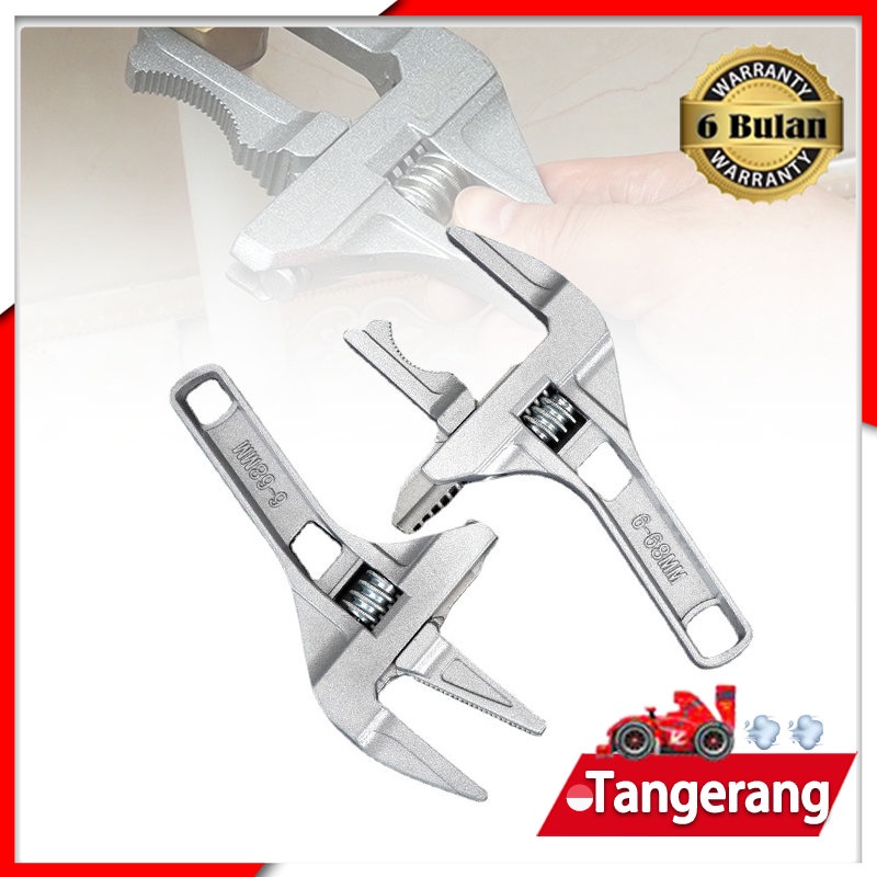 Kunci Pas Inggris Mini Universal Pipa Wrench Adjustable 6-68MM Kunci Inggris Besar[6-68mm] Kunci Inggris Pipa Kunci Pas Universal Adjustable Wrench