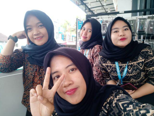 Batik Couple Keluarga Gamis Busui Motif Prasasti Batik Keluarga Seragam