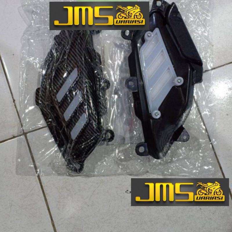 cover tutup bodi pijakan carbon yamaha nmax lama zoro pnp