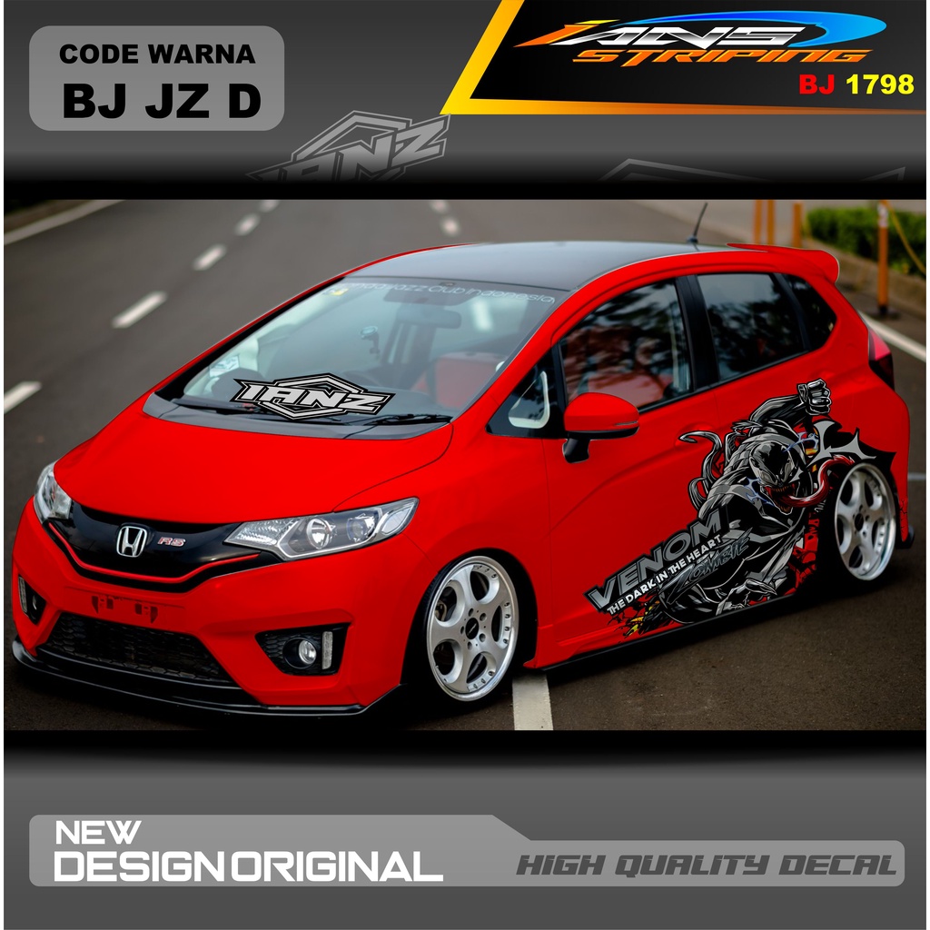 STIKER MOBIL HONDA JAZZ MOBIL AGYA AYLA AVANZA DLL / STIKER VARIASI MOBIL / DECAL STIKER MOBIL