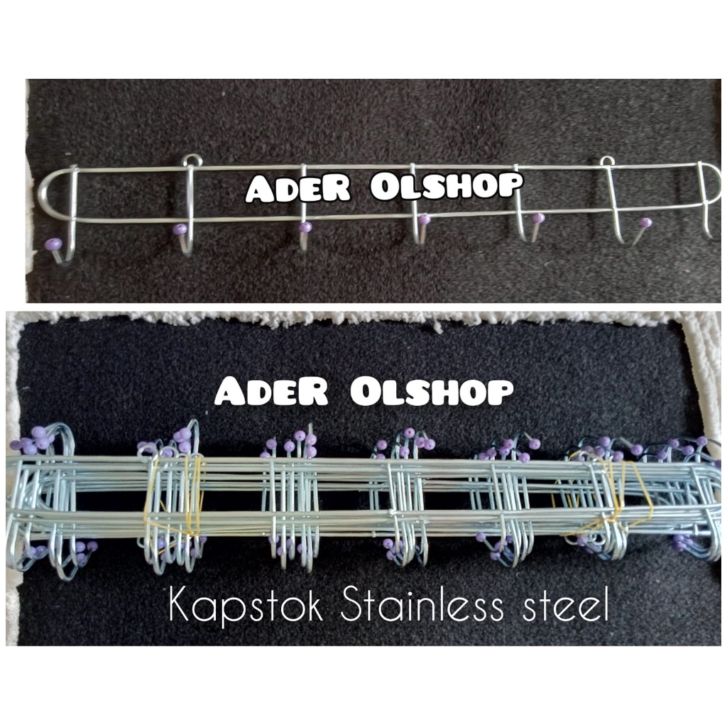 KAPSTOK STAINLESS / KAPSTOK LAS / GANTUNGAN BAJU STAINLESS
