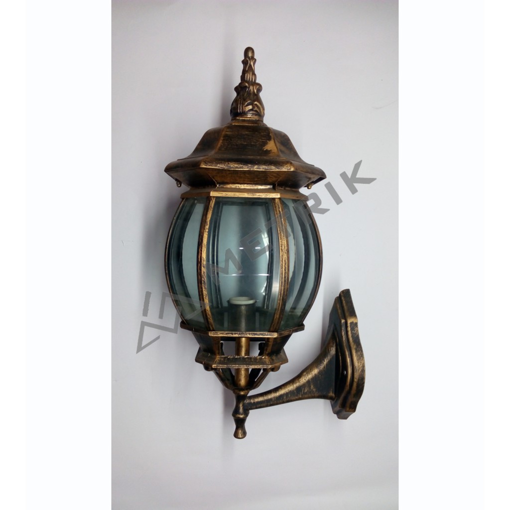 LAMPU DINDING ANTIK  KECIL LAMPU KLASIK OUTDOOR LAMPU TAMAN LAMPU PILAR GB6114S