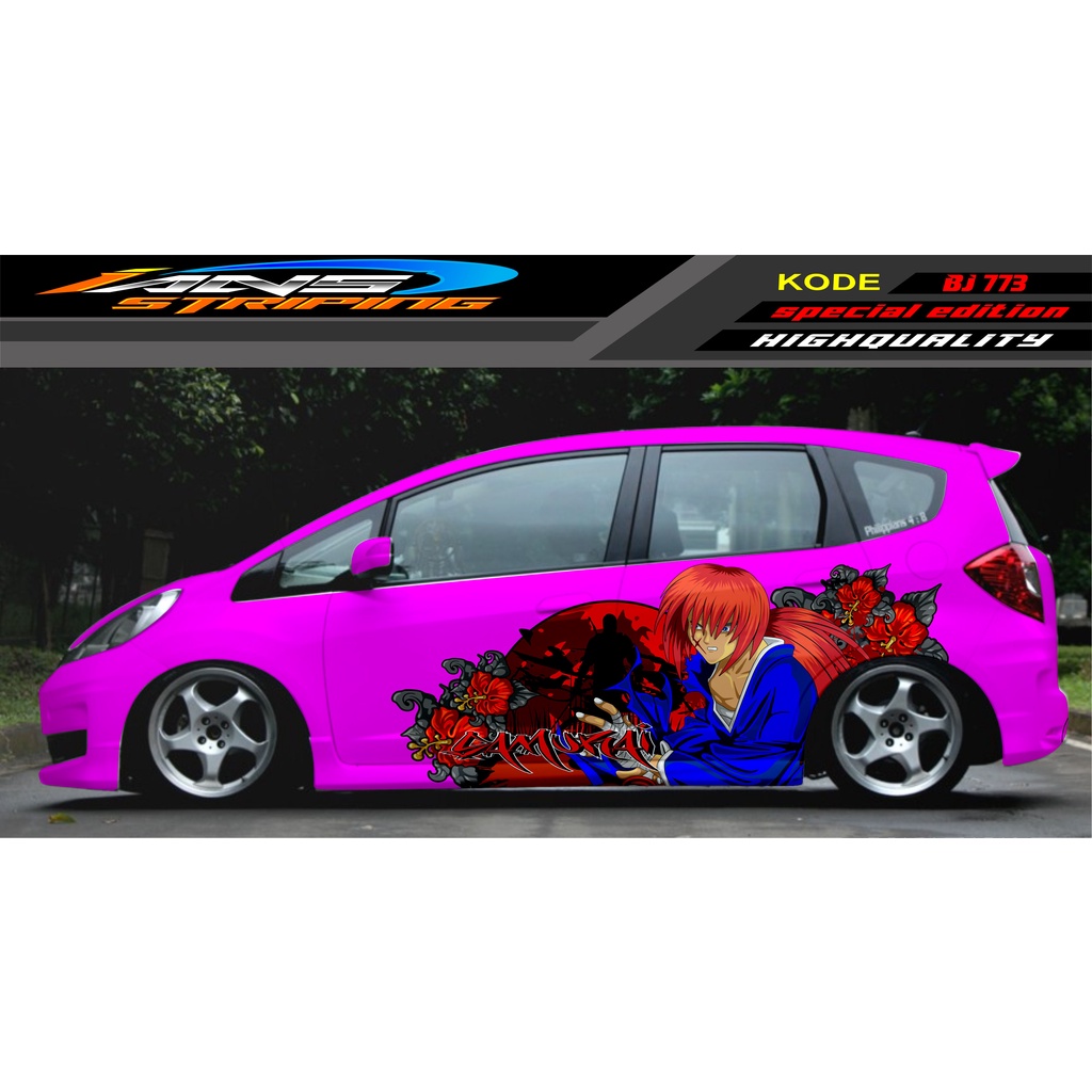 DECAL STICKER MOBIL JAZZ BRIO AVANZA SIGRA YARIS / STIKER VARIASI MOBIL / MODIF STICKER MOBIL 620