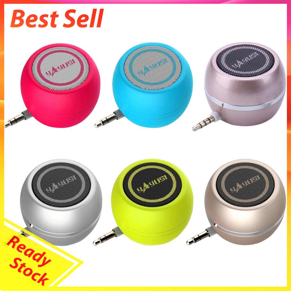 A5 Mini Speaker 3.5mm Jack AUX Stereo Music Audio Player for Phone Notebook