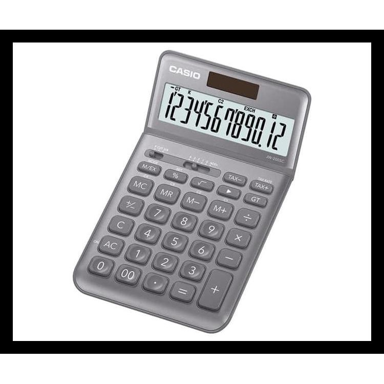 

Big Sale Casio Colorful Calculator Jw-200Sc- Grey Keren