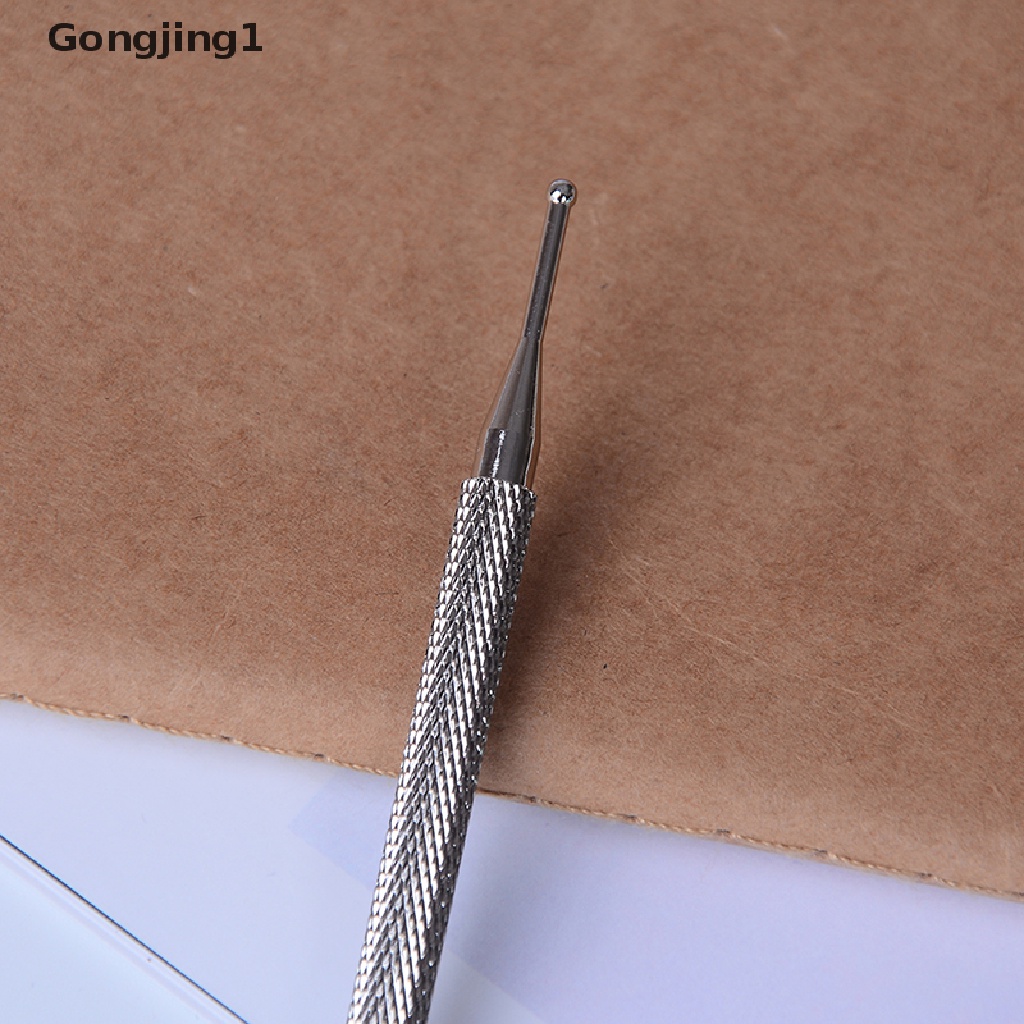 Gongjing1 Alat Pijat Akupuntur Telinga Auricle Flexible Warna Silver