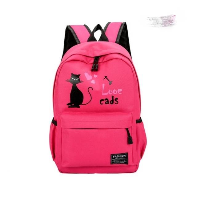 Flash Sale Tas Ransel Love cat