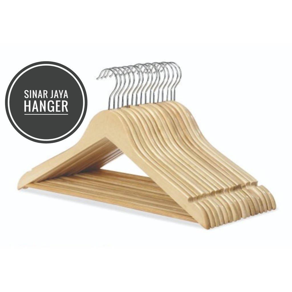 Hanger Kayu Palang / Gantungan Kayu Perlusin