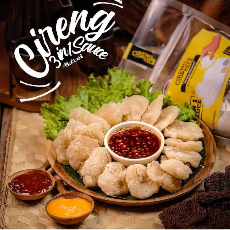 

CIRENG KECE ISI 20pcs/PACK + 3 IN 1 SAUCE (Saos Keju, Bbq spicy n Rujak)