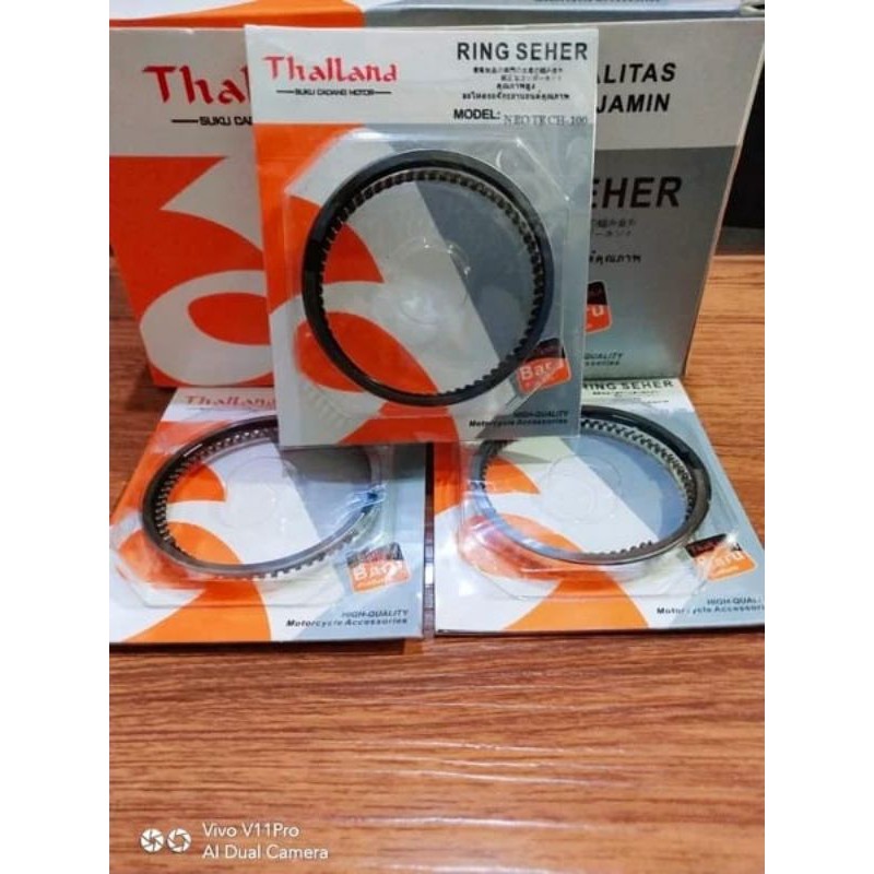 RING SEHER VARIO ONLY OS STD 25 50 75 100 150 PISTON RING VARIO KARBU MERK THALLAND