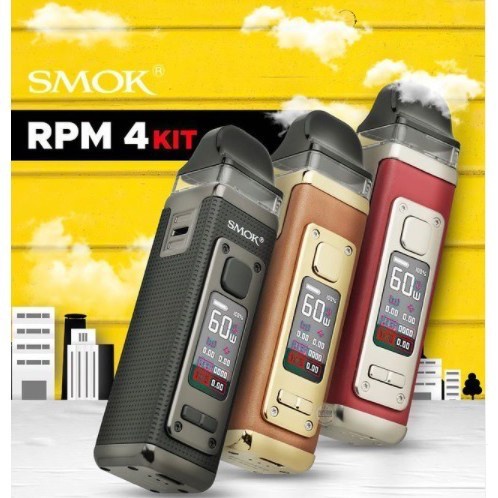 Smok RPM 4 Kit 60W 1650mAh Pod RPM4 Mod 100% Authentic Or Original