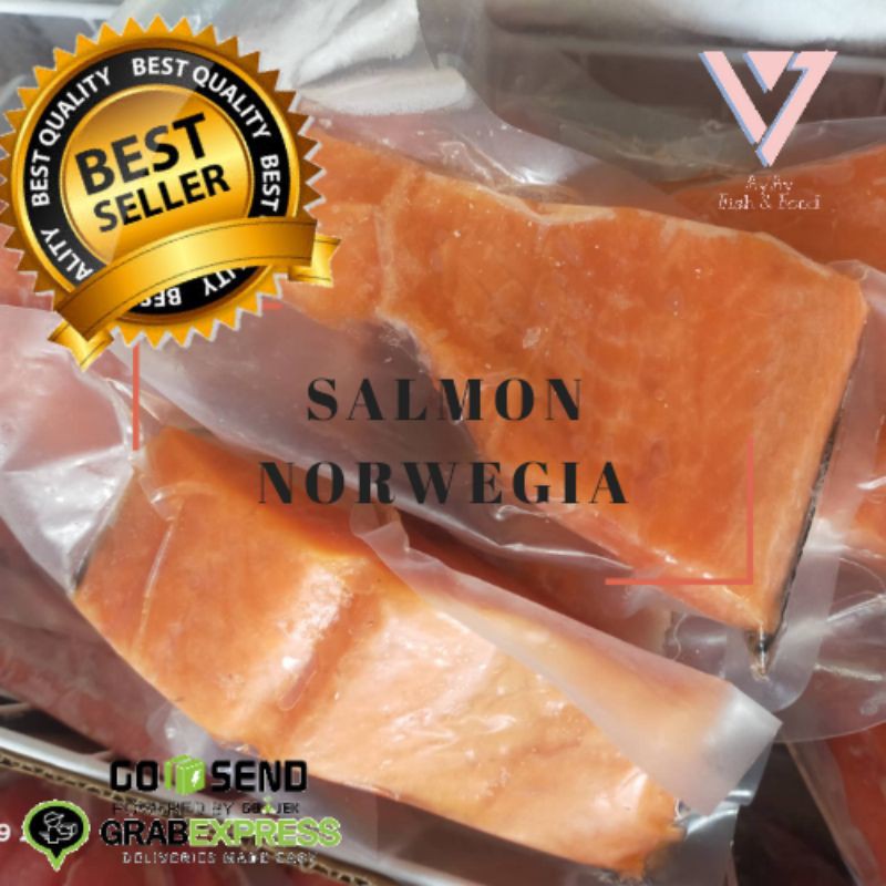 

Salmon 200gram (portion) /hasil laut segar/11.11/salmon Trout/makanan
