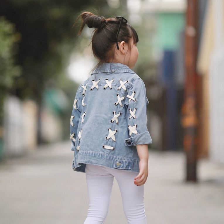 TWISTED DENIM JACKET | Jaket Denim Anak | Jaket Anak Unisex | Outer Anak | Atasan Anak | Jaket Jeans Anak